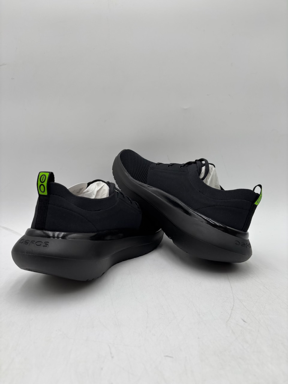 Oofos OOMY STRIDE 5087 Men’s NEW Lace-Up Shoe Black Multiple Sizes