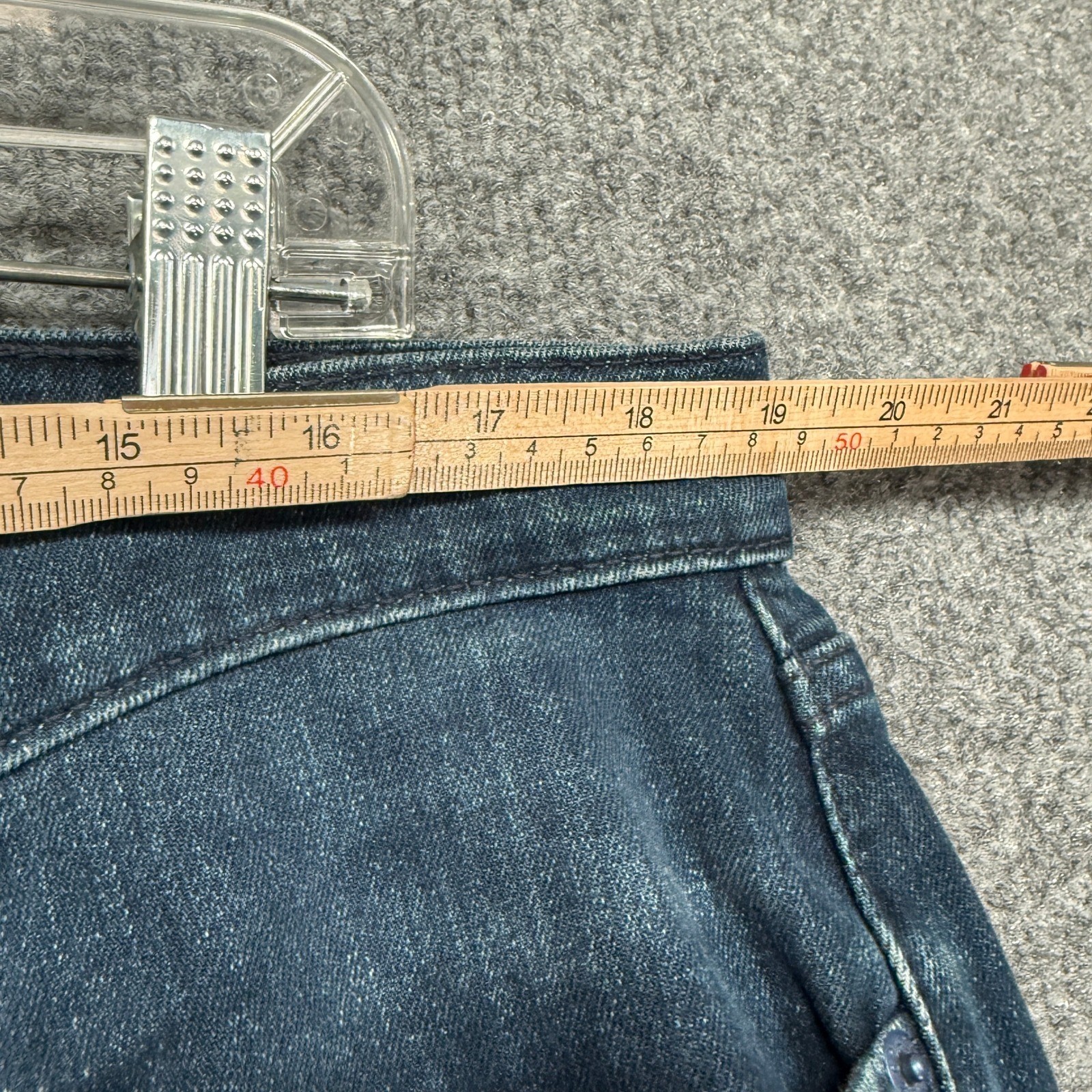 Levis 541 All Seasons Tech Jeans Mens 38×34 Blue Athletic Taper Stretch Denim