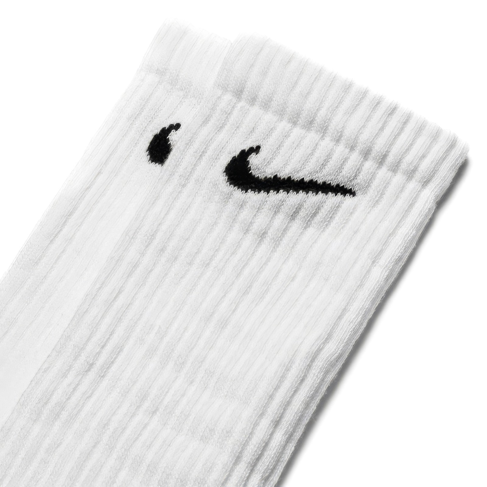OUTLET ! Nike Dri-FIT Crew Socks 3 Pairs White Cushioned Unisex Multiple Sizes