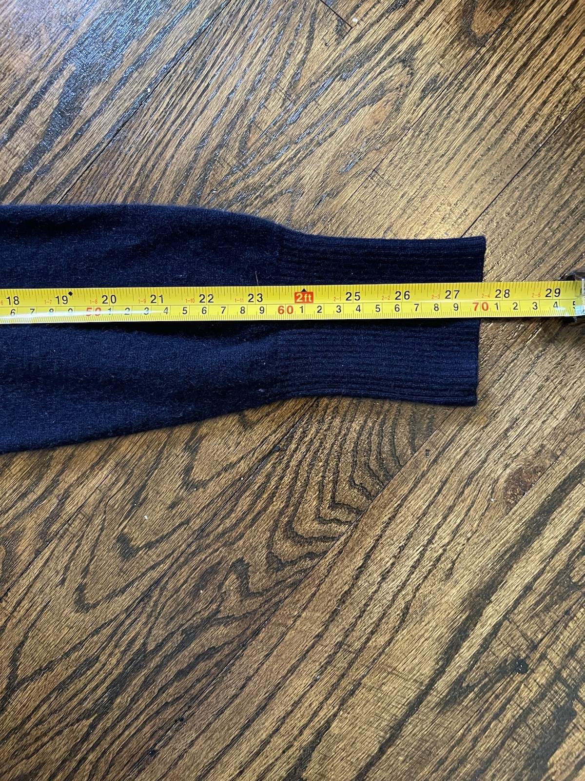 Uniqlo Sweater Womens XL 100% Cashmere Crew Neck Pullover Blue Long Sleeve