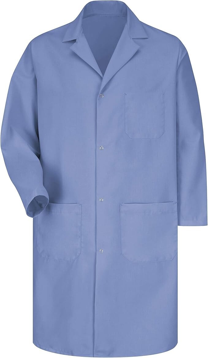 Red Kap Mens Rk Lab Coat With Pockets