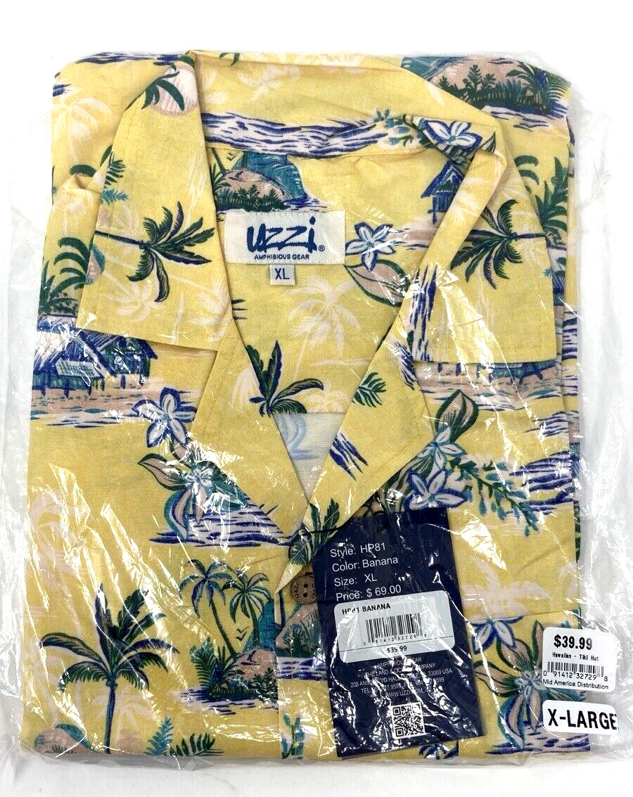 Hawaiian Shirt Men Women Button Down Short Sleeve Casual Collared Prints