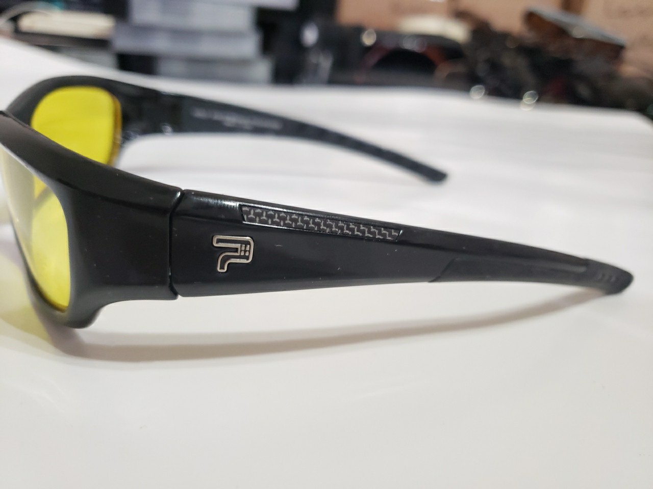 Wolf Shiny Black SUNGLASSES Gtv 59-17-132mm Carbon Fiber FRAMES ONLY C16