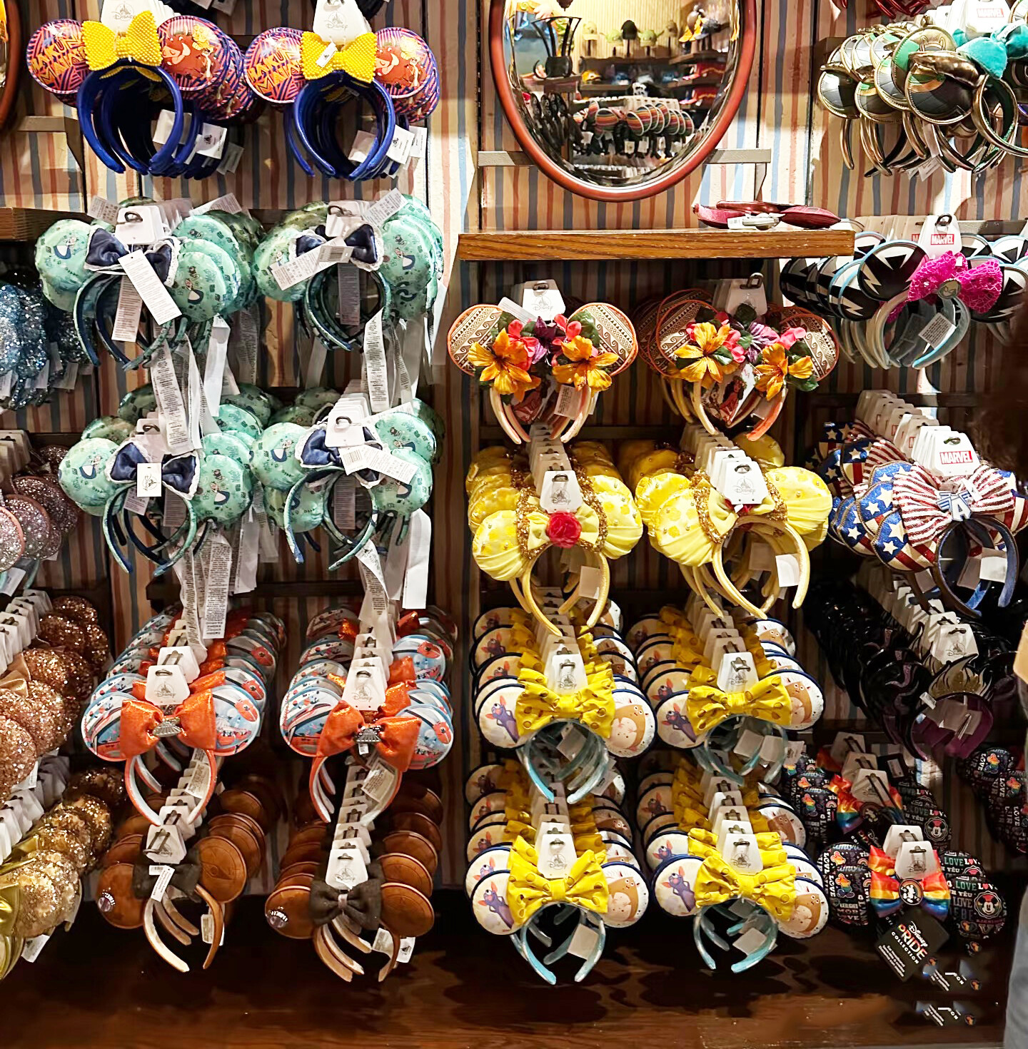 DisneyParks Loungefly Mickey Ears Rapunzel Tangled Pascal Belle Headband 2024