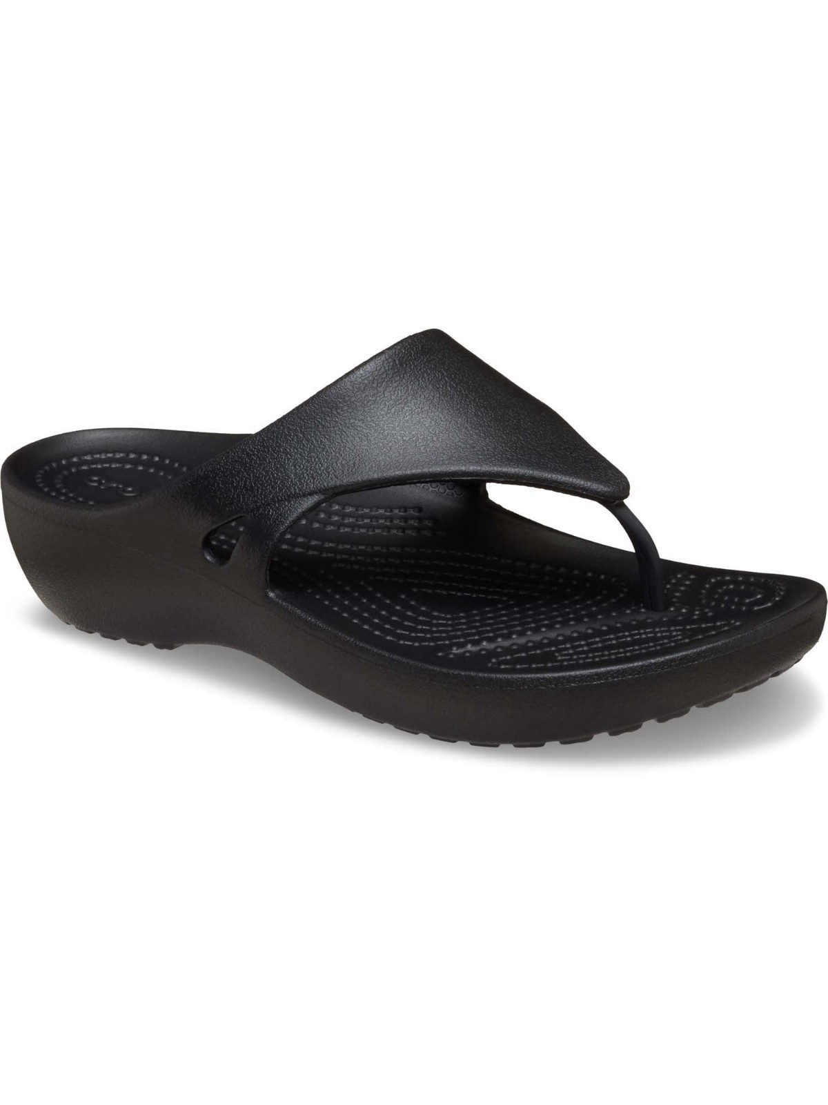 HOT SALE – Crocs Women’s Kadee Flip Flop Wedge Sandal Black New