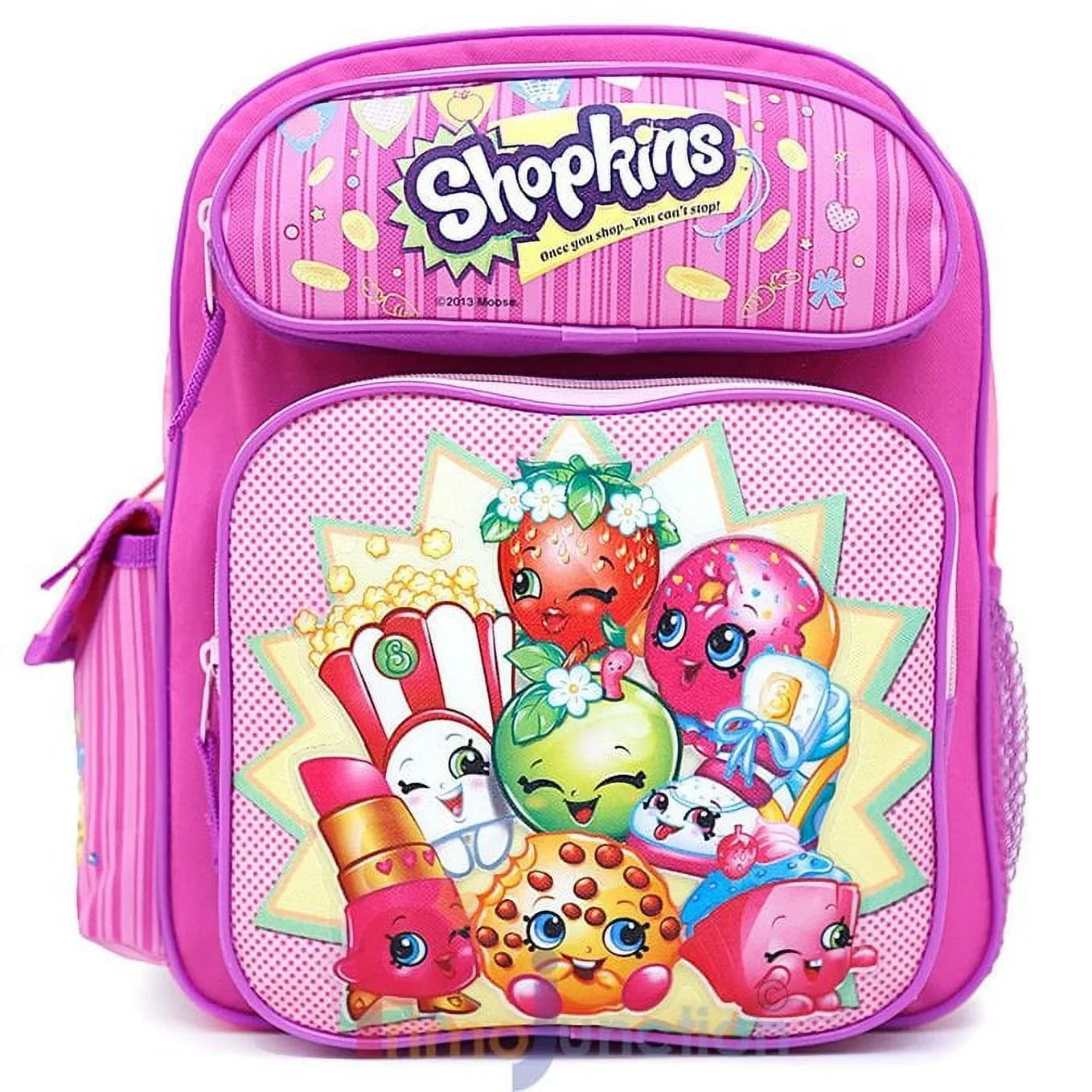 Shopkins Toddler SMALL Backpack 12”-Pink Brand New School backpack NEW With Tag