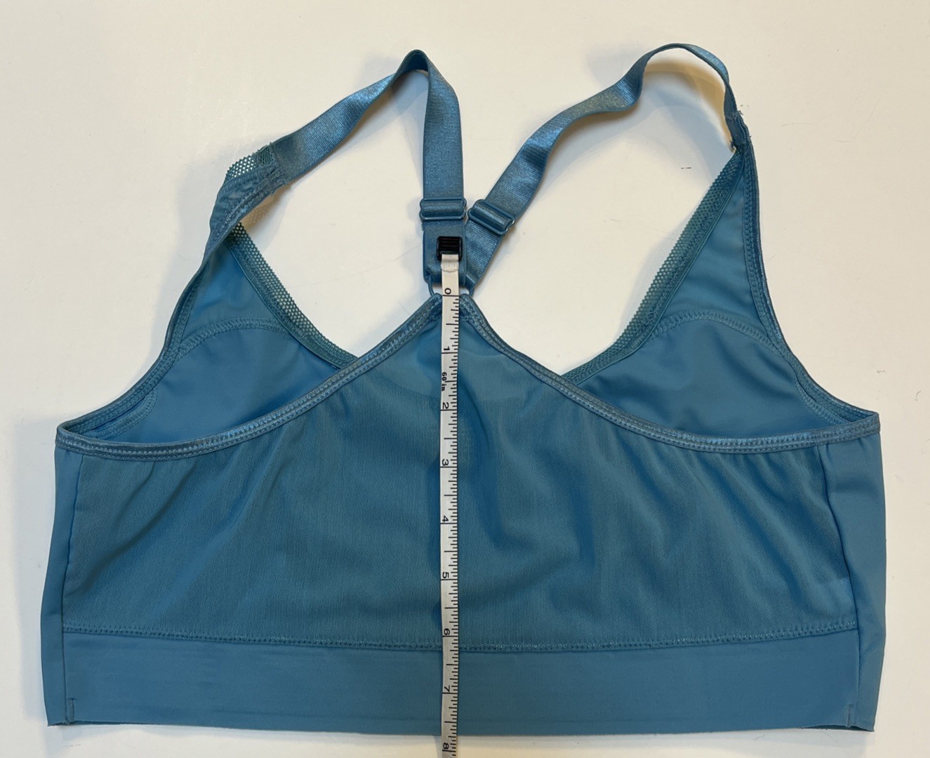 Ruby Ribbon Heritage Sheer Demiette Bra Size 36 Blue Mesh Trim Style #1787
