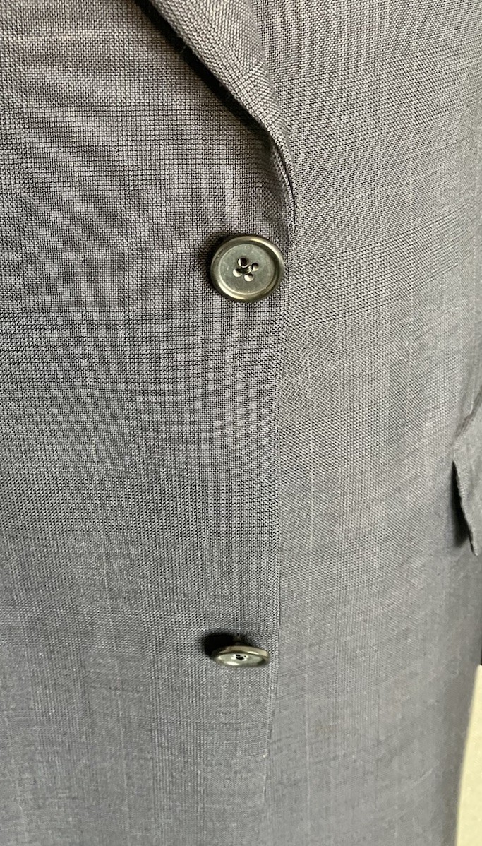 Hart Schaffner Marx Gold Trumpeter Wool Suit 41 Long / 34×30 USA Made Pleated