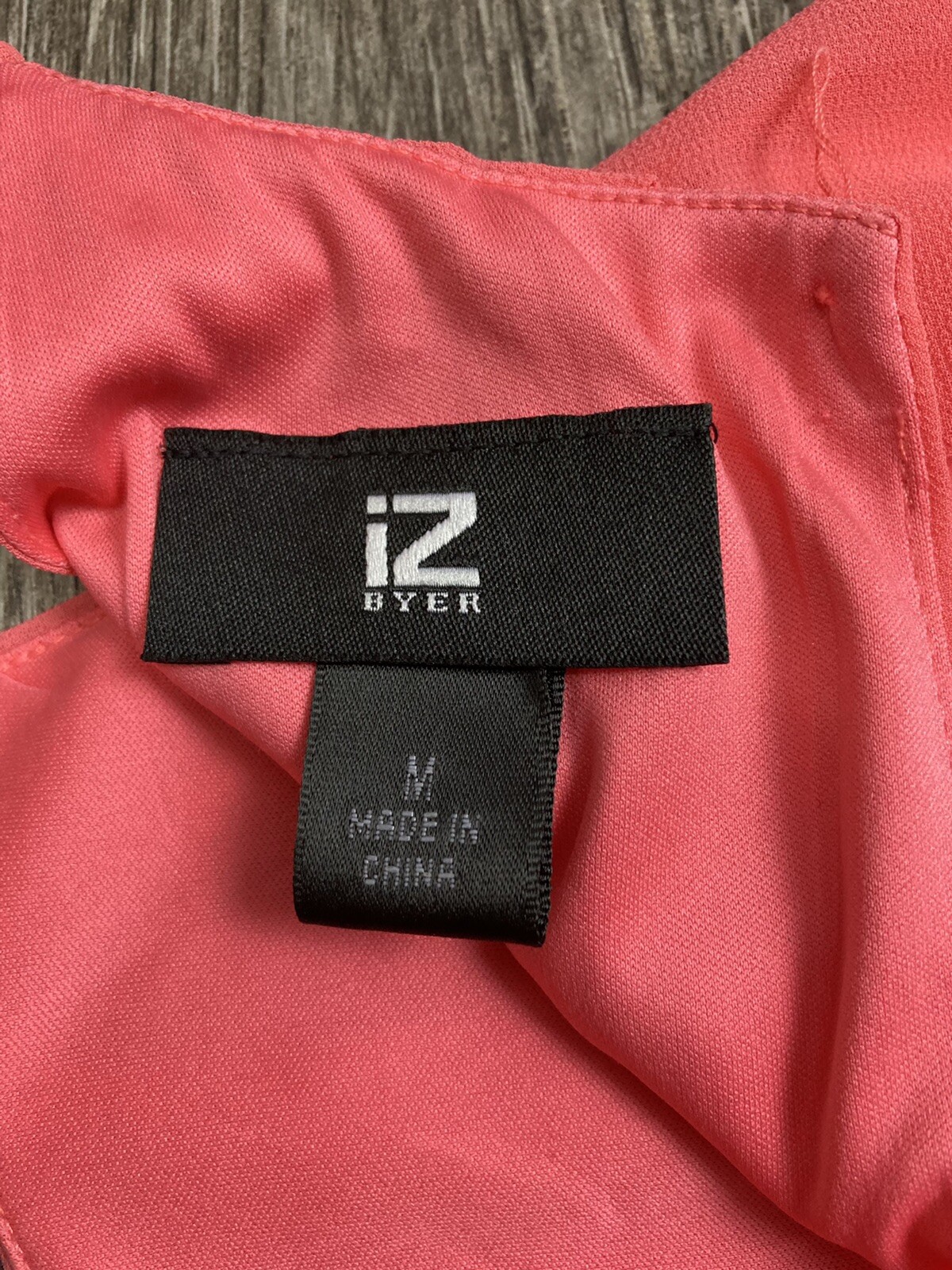 New IZ Buyer Dress Women’s Spaghetti Strap Size Medium Coral Orange Lined