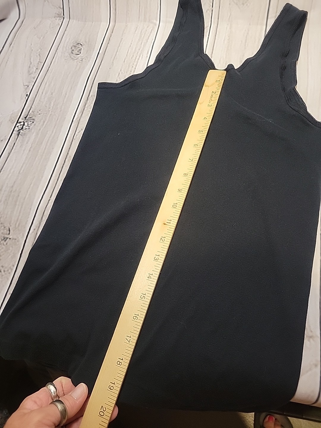Vintage BYC Sturgis 03′ Black Hills Rally Tank Top Rose Lace Trim Neck Black XL