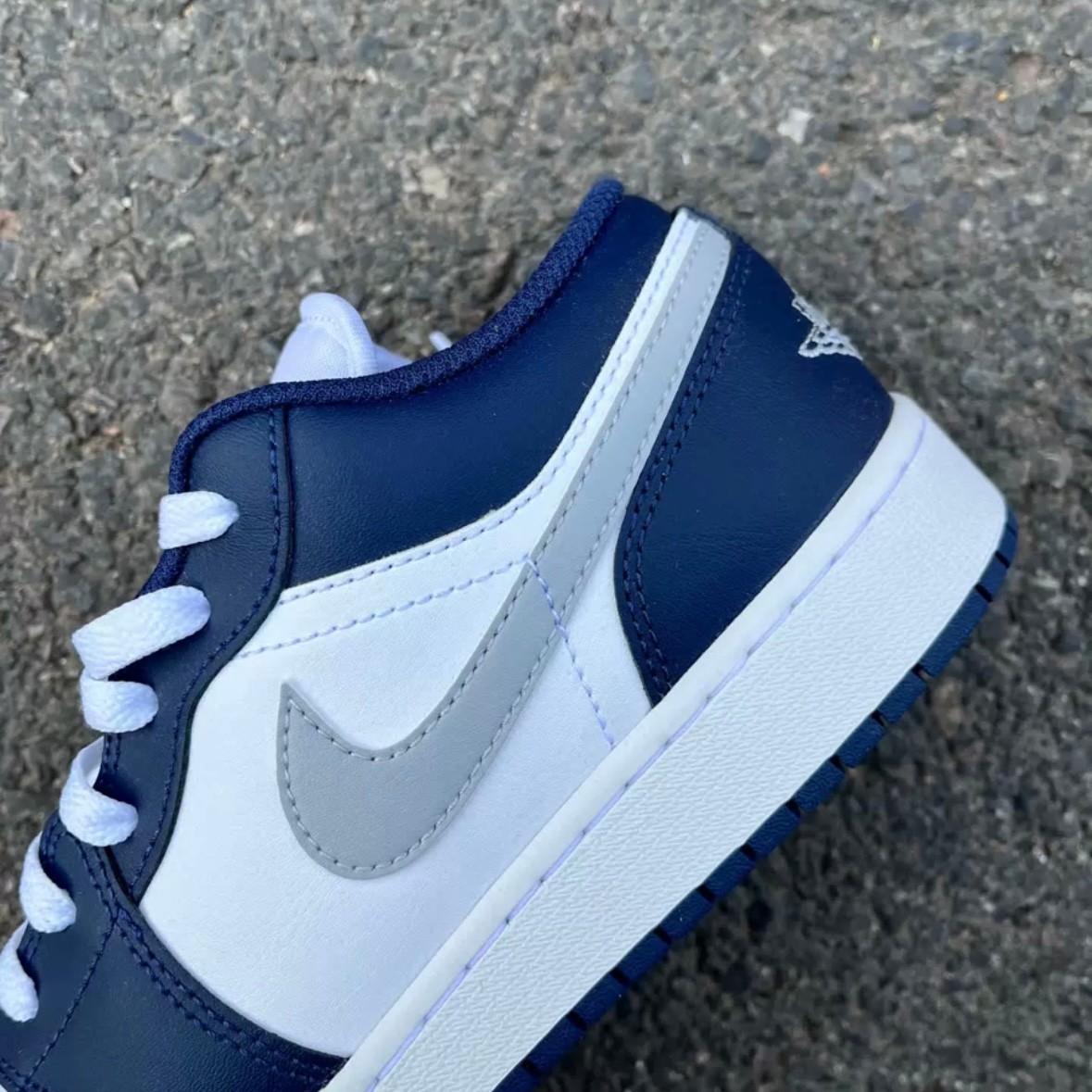 Jordan 1 Low “White/Blue” Men’s Retro Sneakers-AJ1 Low OG Style US 7-12