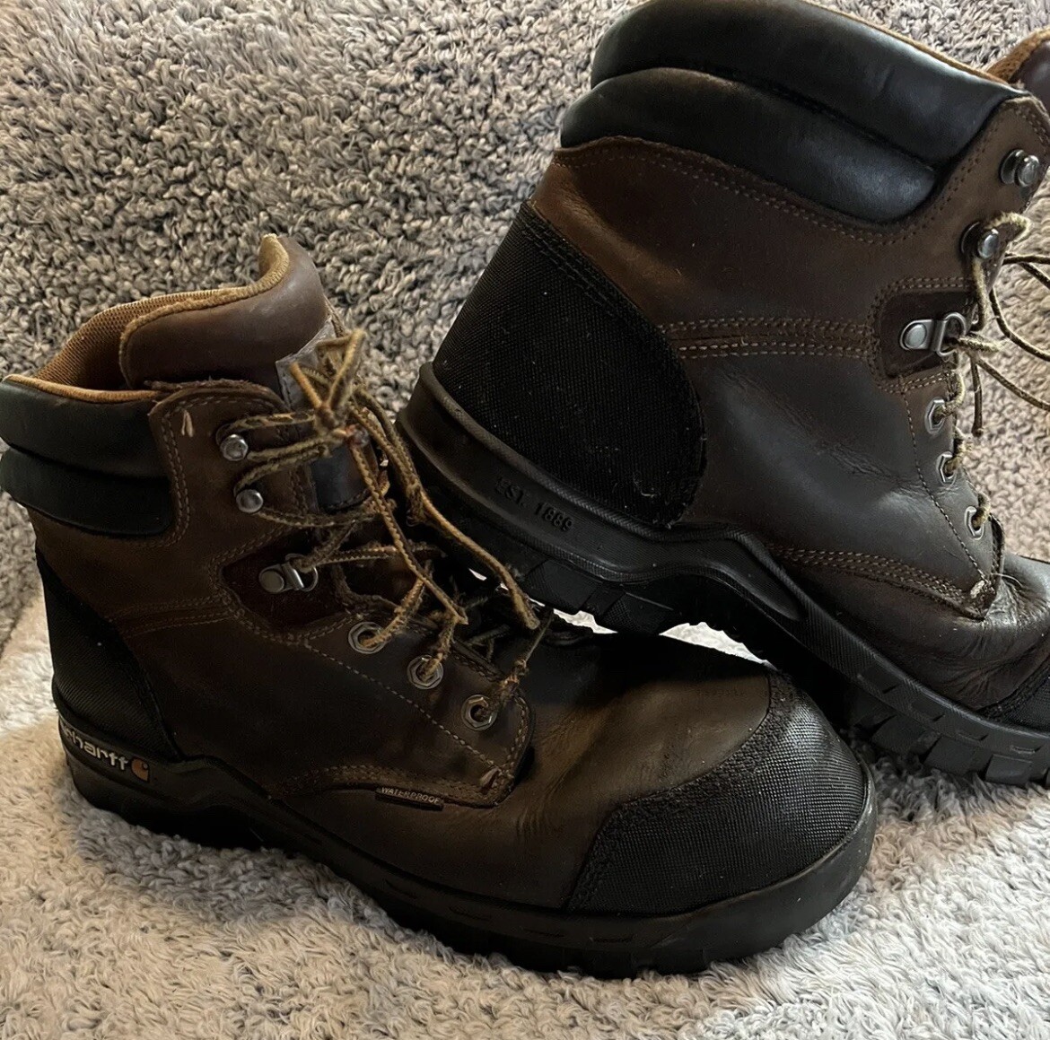 Carhartt Men’s CMF6380 Rugged Flex 6-Inch Composite Toe Work Boot Size 12