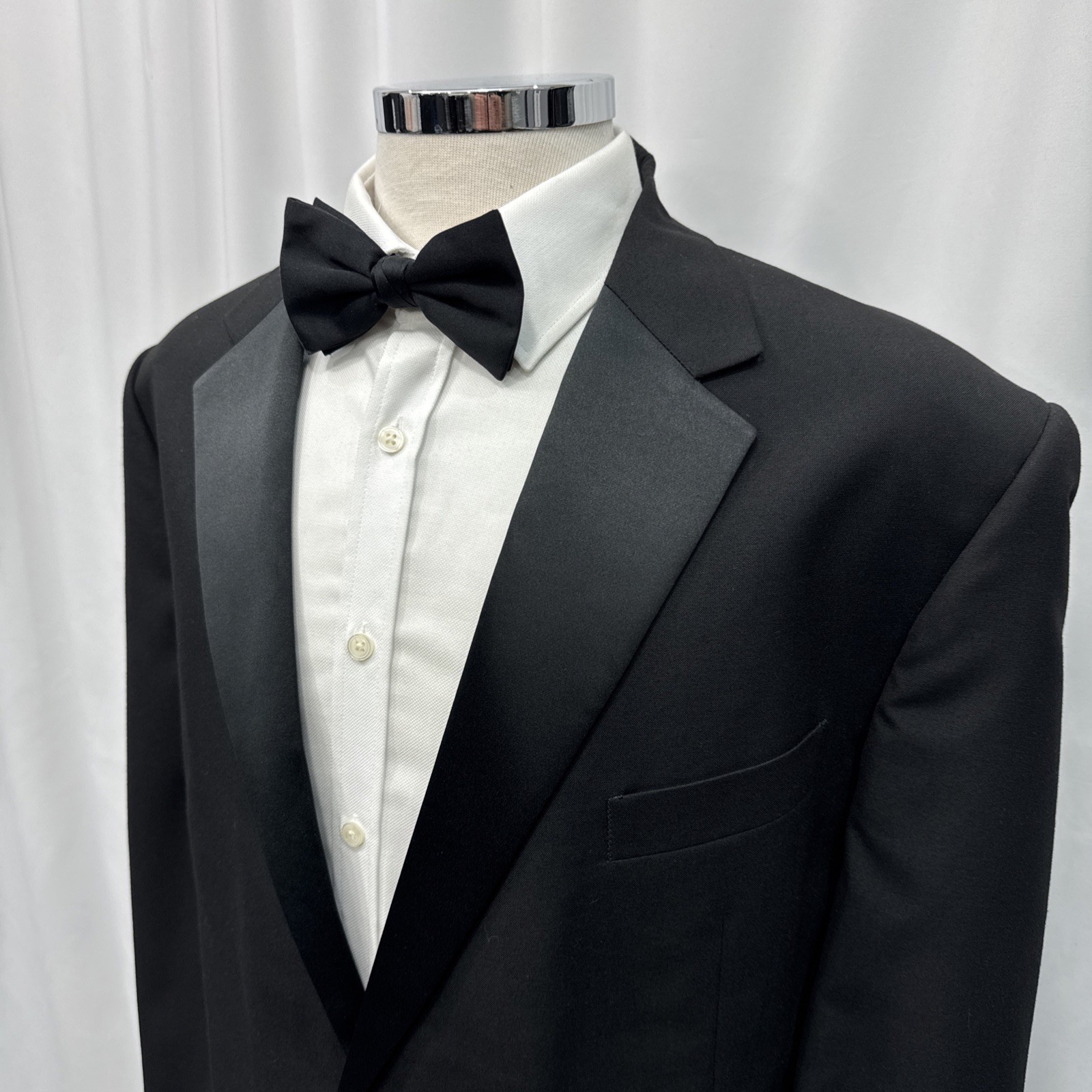 M&S Tailoring Men’s Black Machine Washable 2 Piece Dinner Suit C48M W48 L31