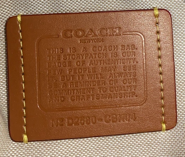 COACH Cube Rogue Bag 20 Shoulder Bag Maple CBH04 Outlet NEW leather