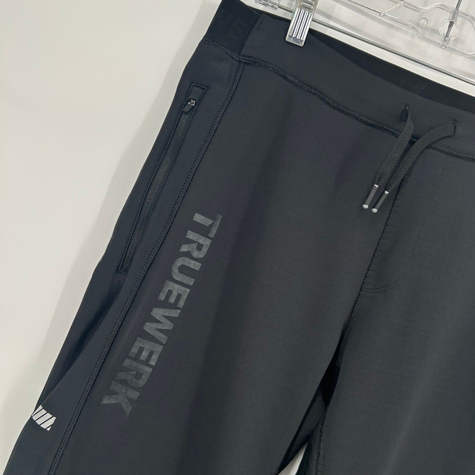 Men’s Black TRUEWERK M2 Transit Fleece Lined Sweatpants Joggers Sz L Long 147752