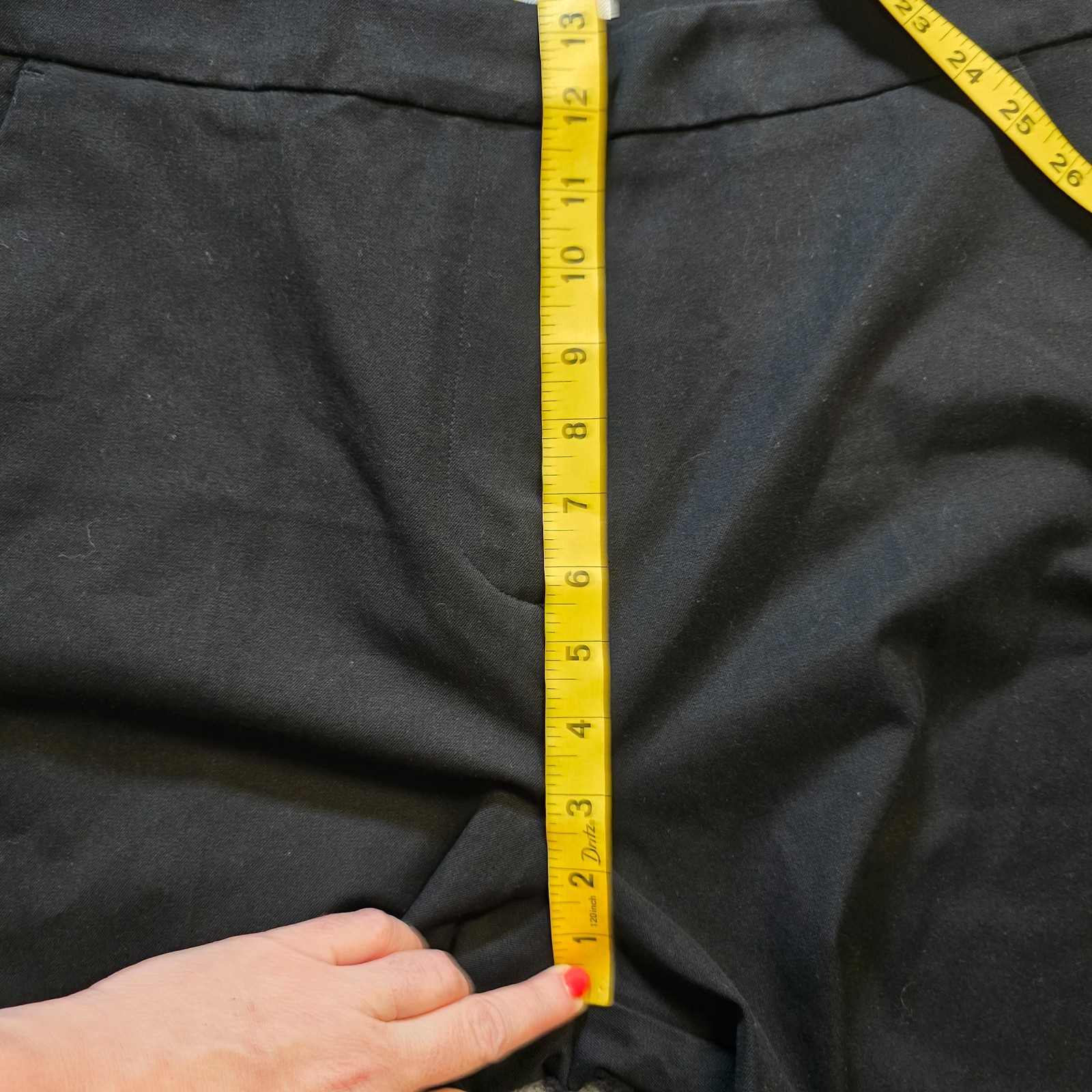 Boden Pants Womens Size 12 Black Chino Pocket High Rise Capsule Career Casual