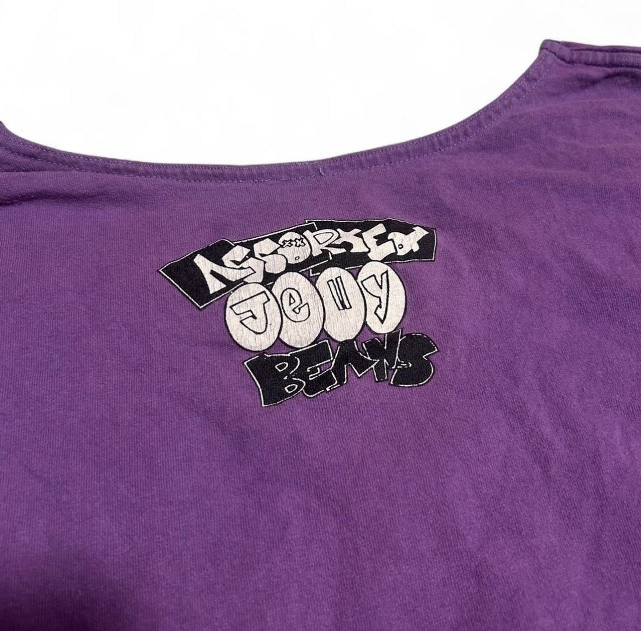 90s Vintage Assorted Jelly Beans Men’s Purple Graphic T-Shirt XL