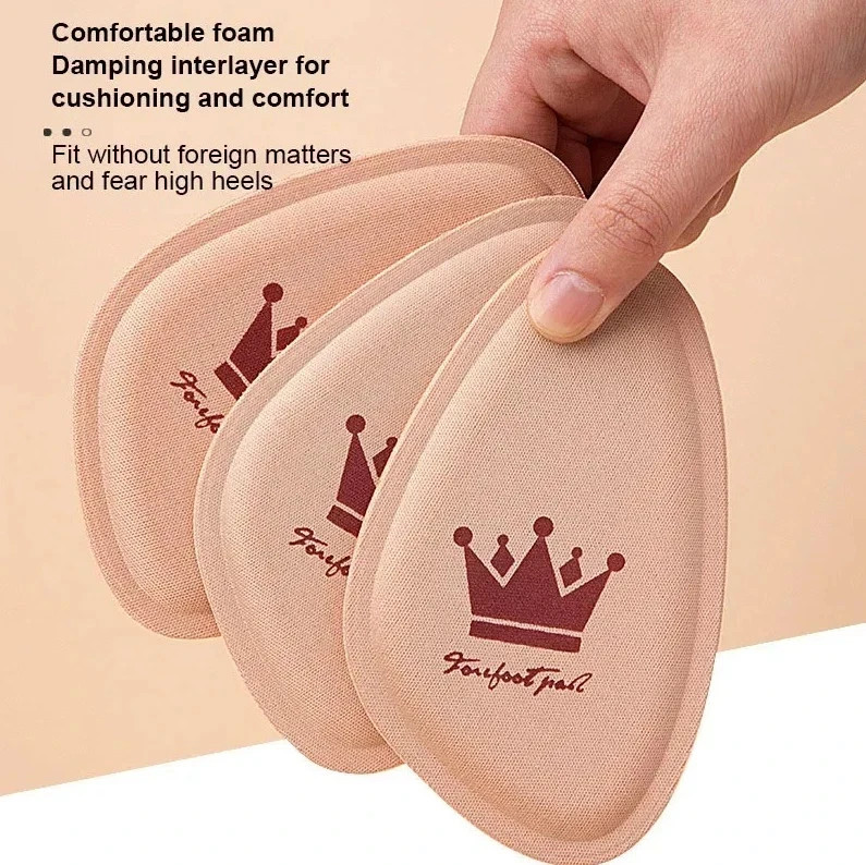 2 pair Forefoot Pads for Woman High Heels Half Insoles Foot Pain Relief Insole