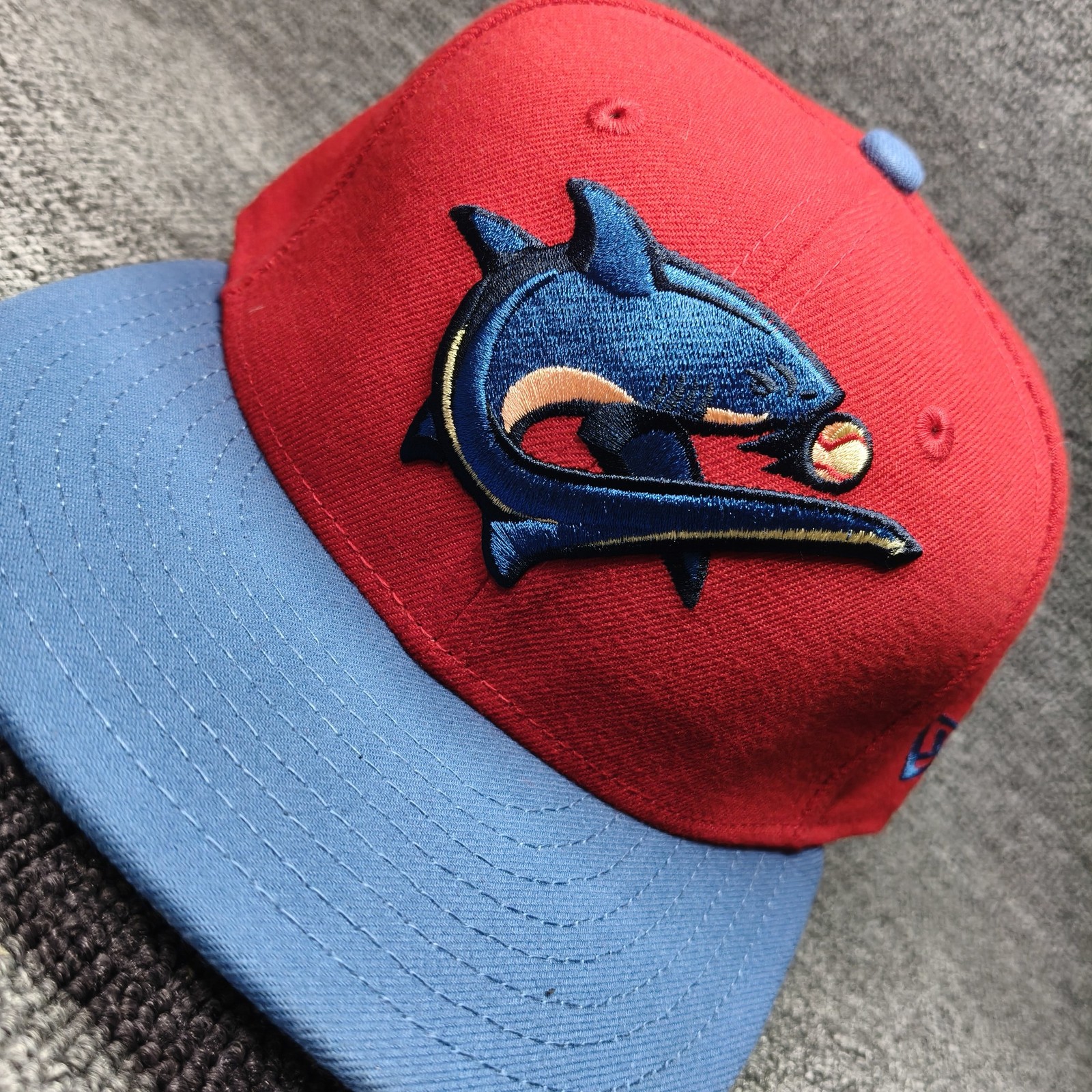 New Era Inland Empire 66ers 59FIFTY Fitted Red Blue 7 1 4 Hat