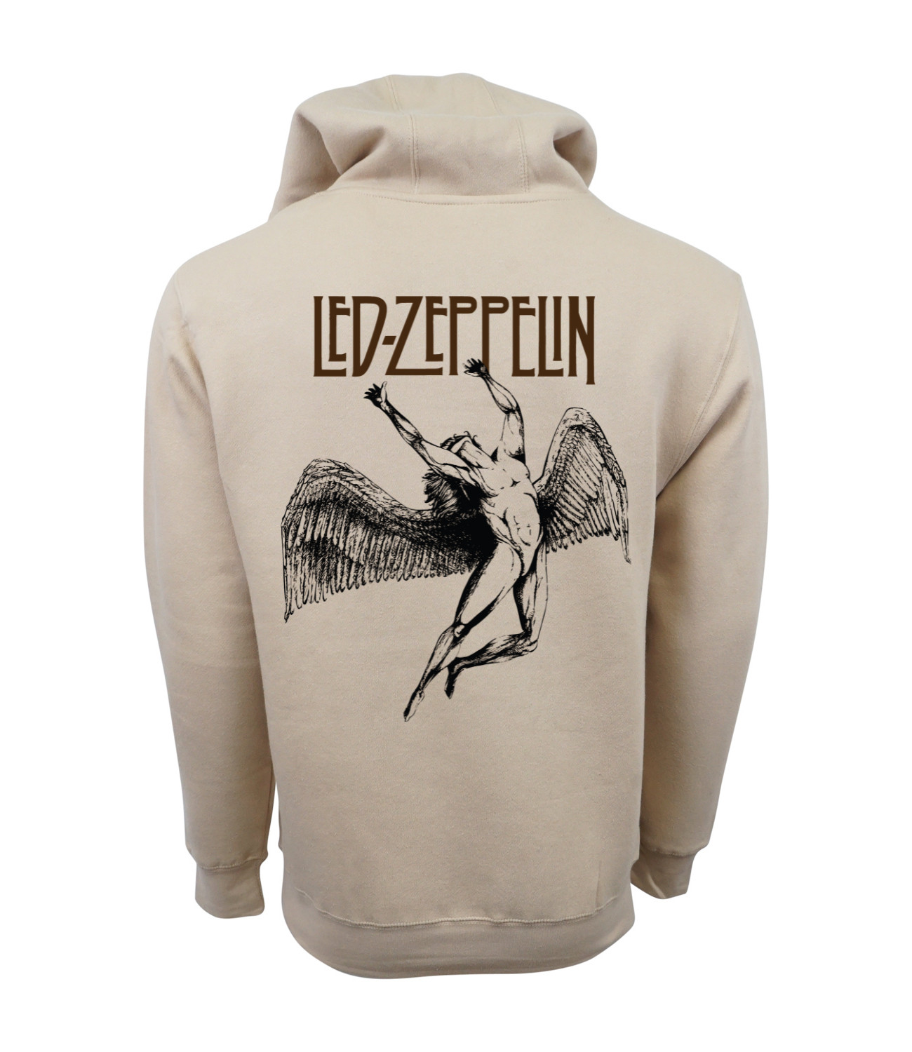 LED ZEPPELIN ZOSO PREMIUM PULLOVER HOODIE SAND