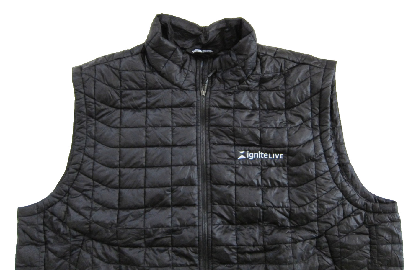 NWT The North Face Black Quilted Thermoball Trek Lightweight Zip Vest Men XXL