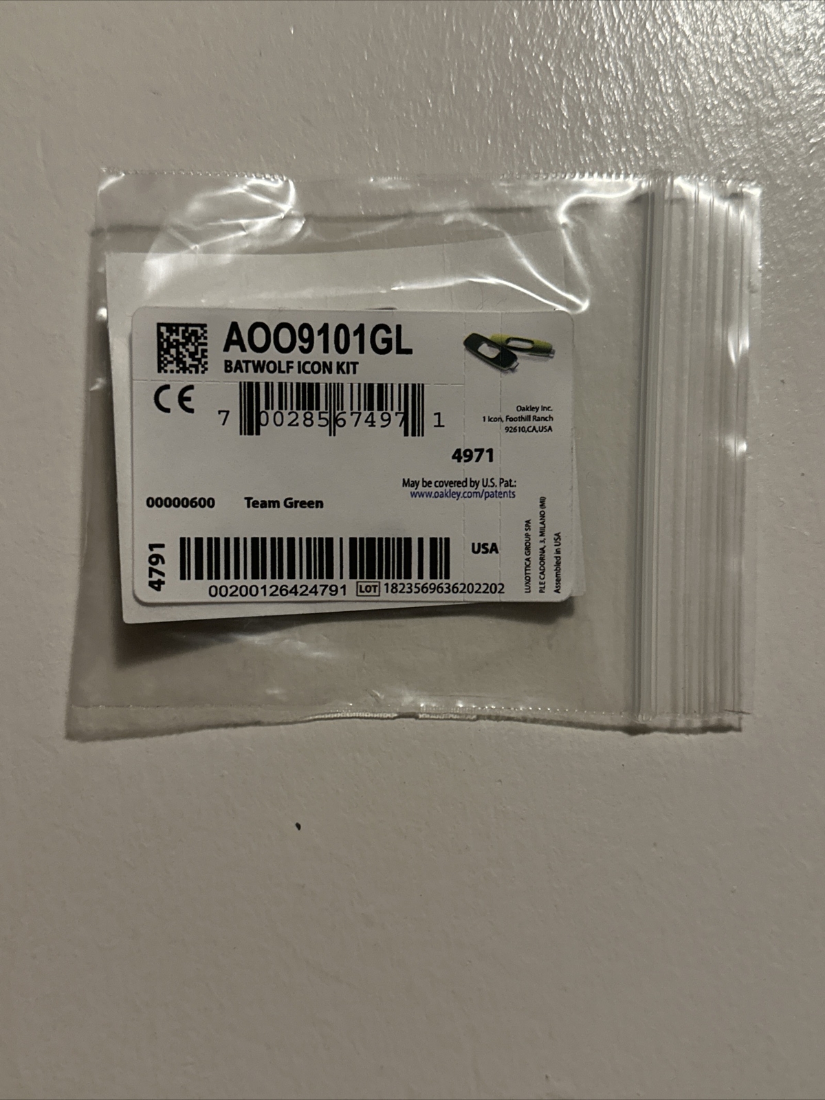 Replacement Sunglasses Parts Batwolf Icon Pair Oakley Team Green Frame
