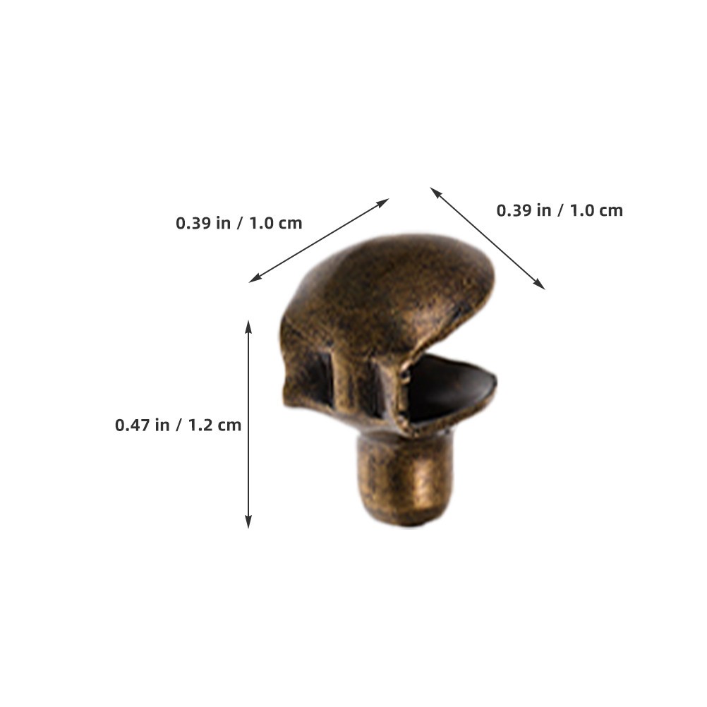 10Pcs Boot Shoe Buckles Metal Lace Repair Kit Dark Brown for Hiking and Camping