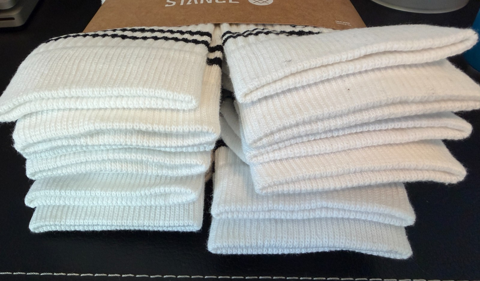 Stance Core Crew Socks 6-Pairs | Large | Men’s 11-13.5 Women’s 9-13 | New w/Tags