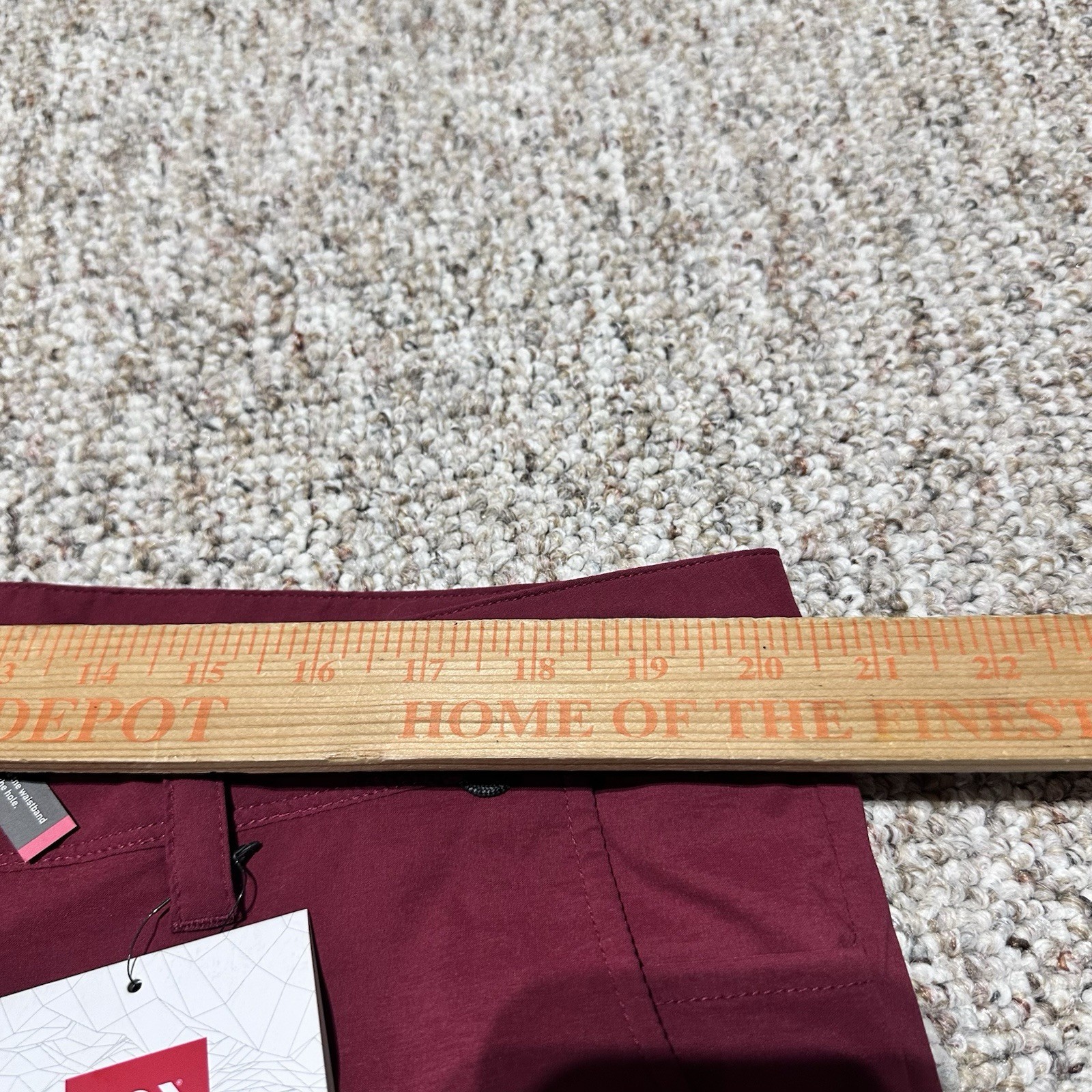 686 Everywhere Featherlight Chino Pants OXBLOOD Mens 40/34 Slim Fit NWT