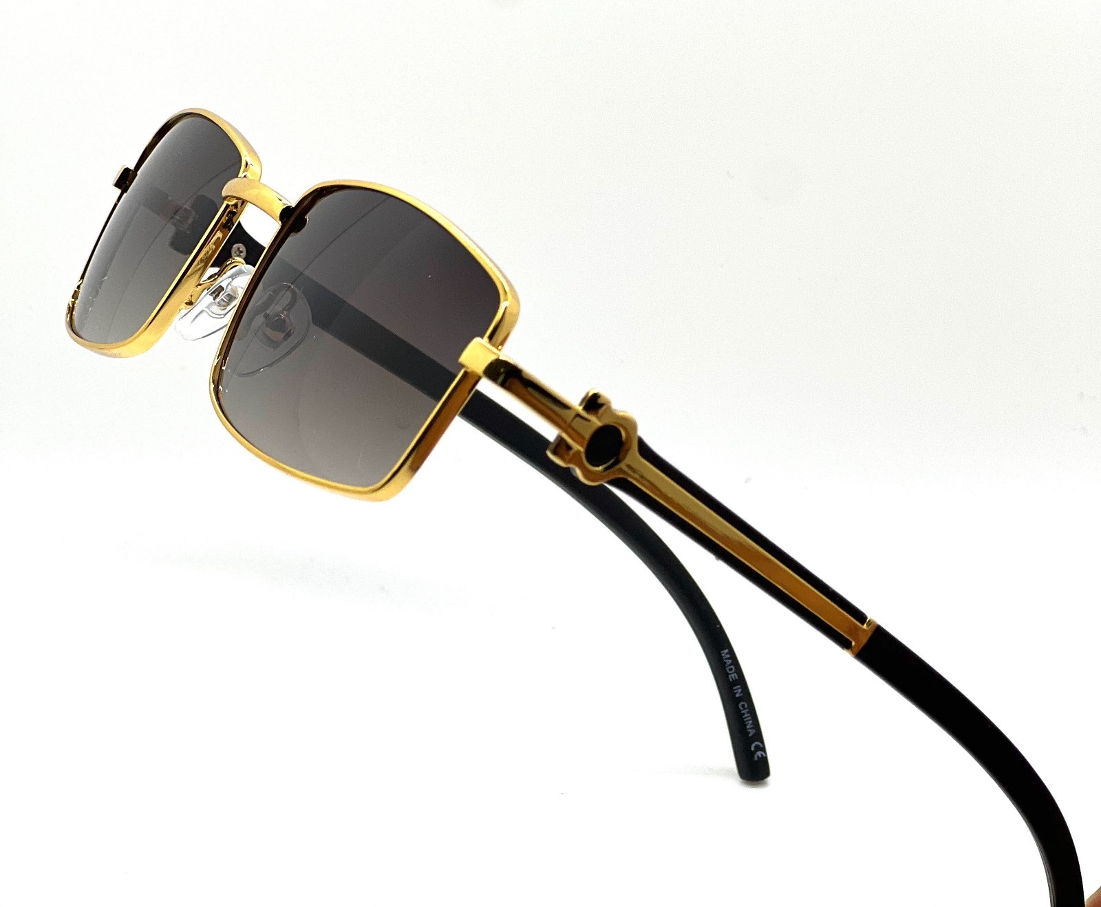 Sunglasses Men Rectangular Classy Fashion Trendy 80’s 90’s Casual Male Lentes