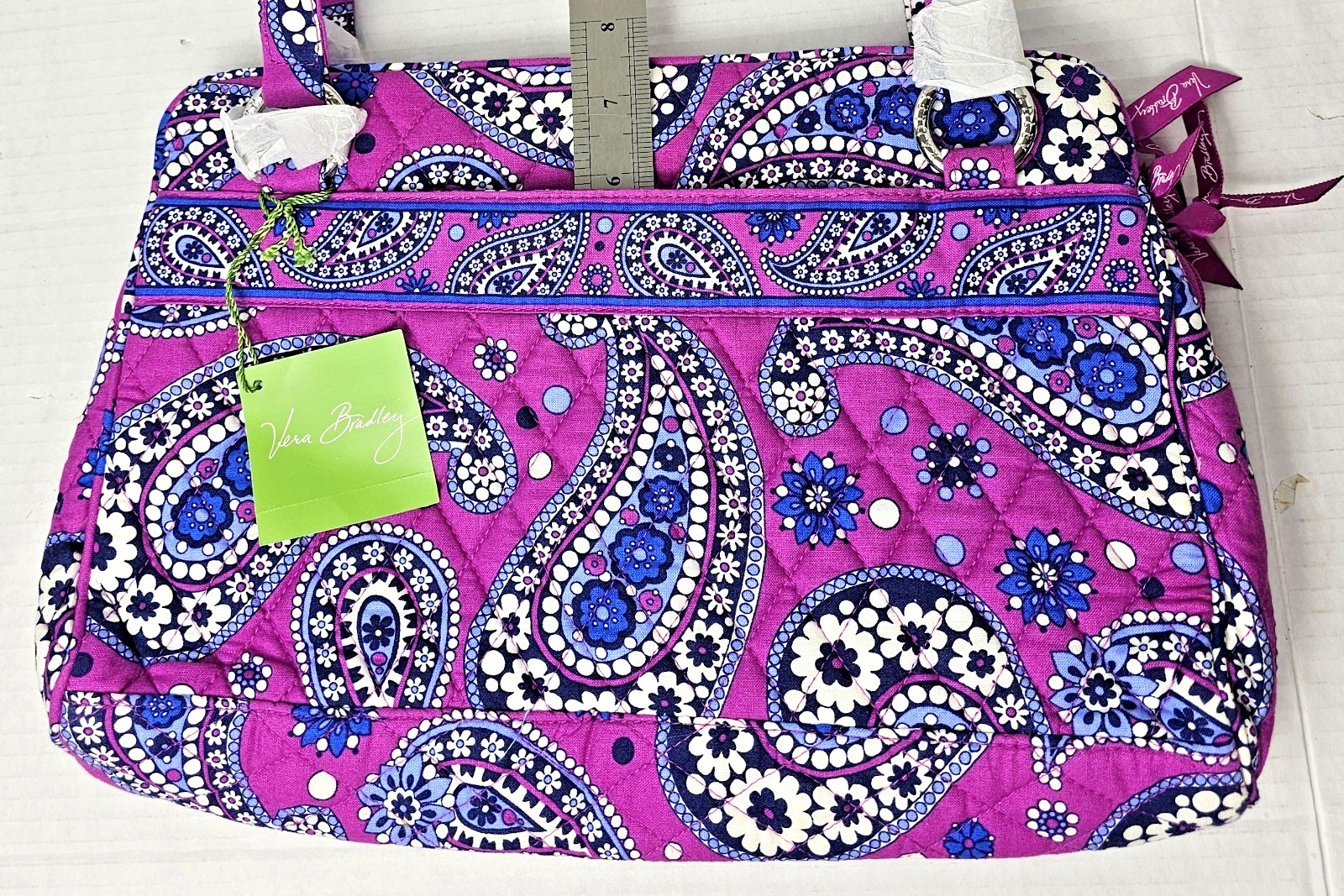 Vera Bradley Whitney Shoulder Bag in Cotton Boysenberry
