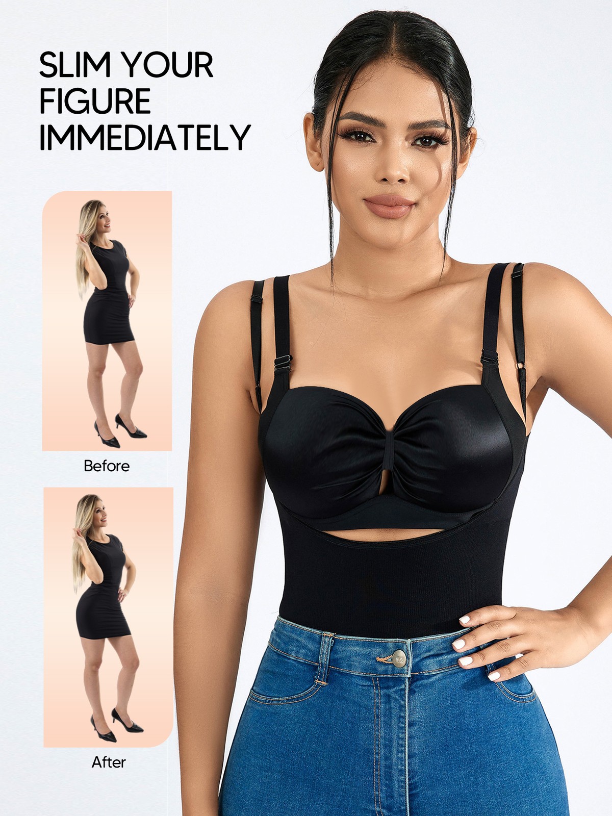Fajas Colombianas Body Shaper Reductoras Levanta Cola Post Surgery Shapewear US
