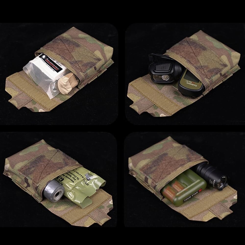 Tactical Micro Utility EDC Pouch Military MOLLE Essential Medical IFAK GP Pouch