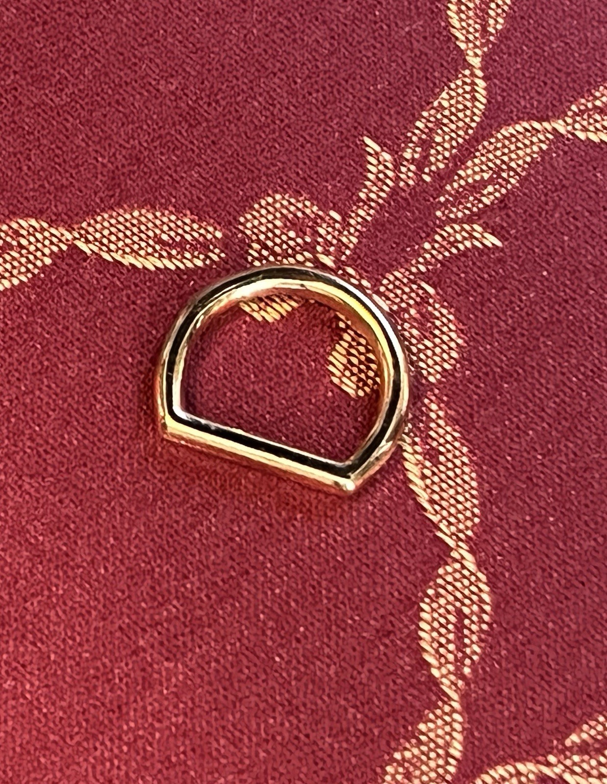 Louis Vuitton Gold Tone D Ring Replacement Repairs Parts Hardware