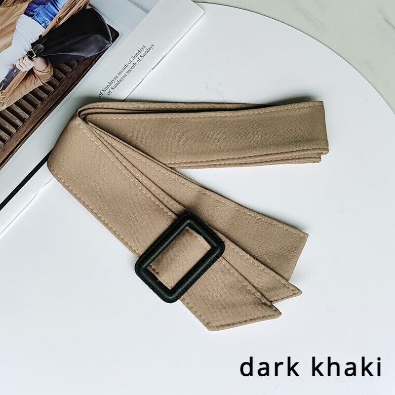 Waist Belt Waistband Buckle Replacement for Decorated Trench Overcoat Coat
