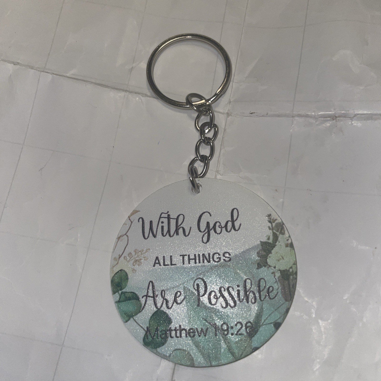 inspirational keychain