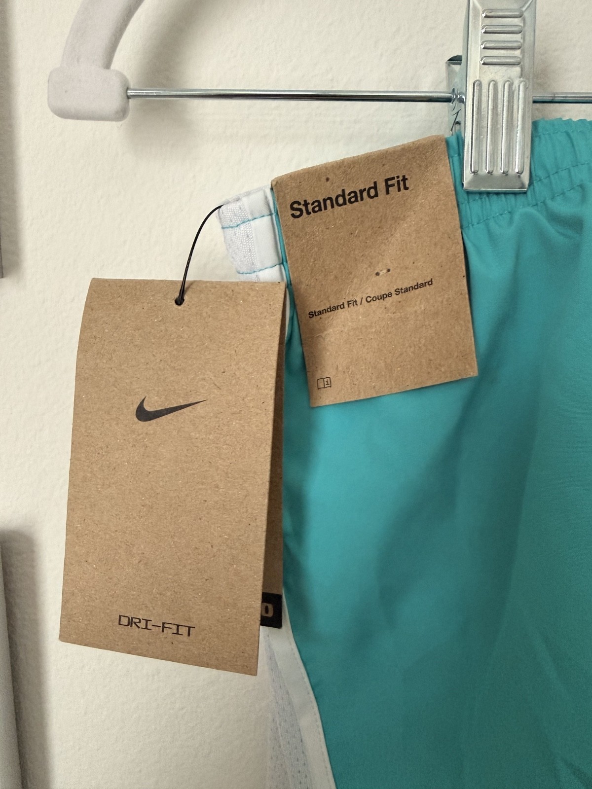 Nike Tempo Big Kids’ (Girls’) Dri-FIT Running Shorts AQUA color