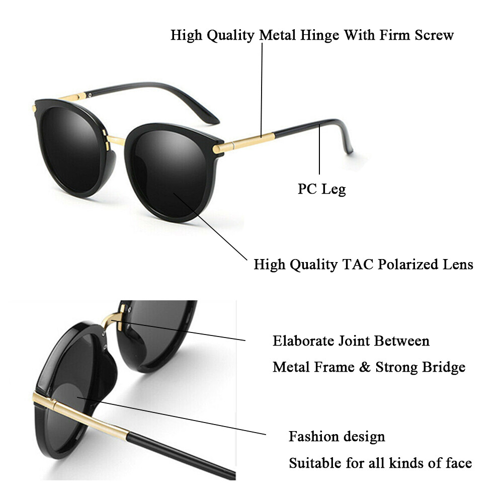 Women Polarized Sunglasses Retro Classic Cat Eyewear Driving Sport Outdoor NEW