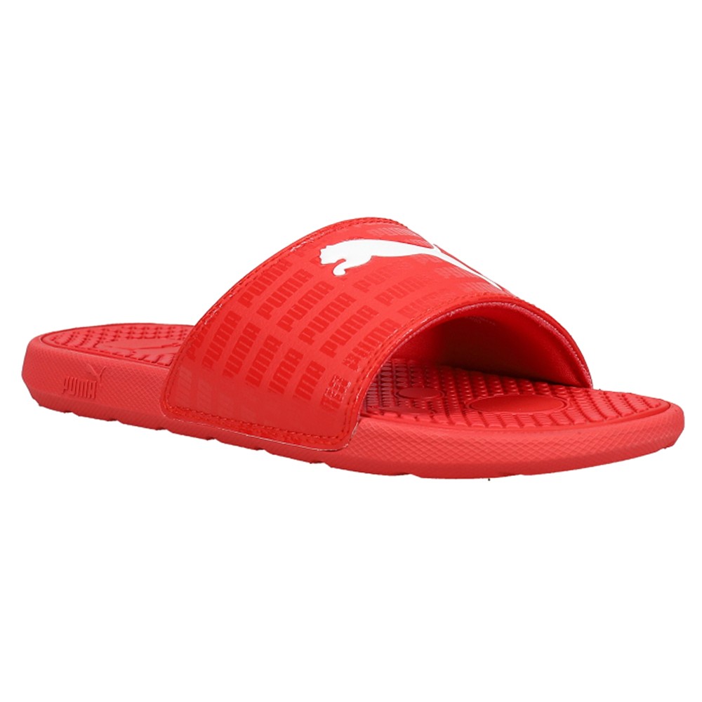 PUMA Cool Cat Echo Bx Slide Youth Boys Red Casual Sandals 38361704