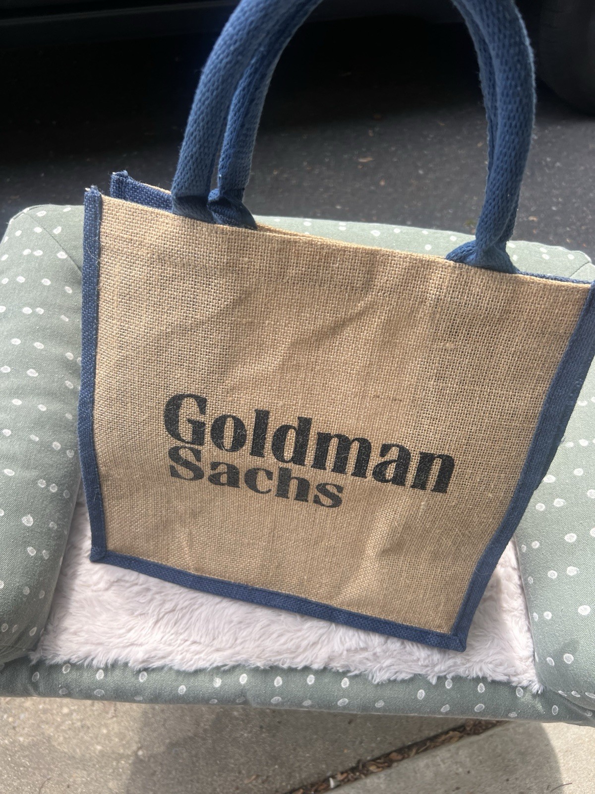 Rate Goldman Sachs Canvas Tote Bag