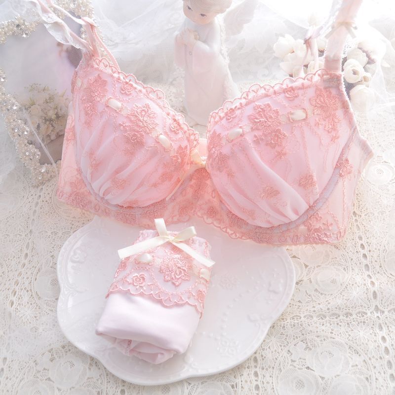 38C 38D 40C 40D Bra Set Women Gathering Sexy Underwear Panties 32C 34C 36C Bra