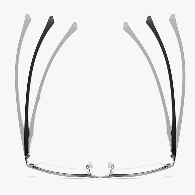 5pcs Clip-on Sunglasses Metal Eyeglass Frame Men Magnetic Polarized Glasses