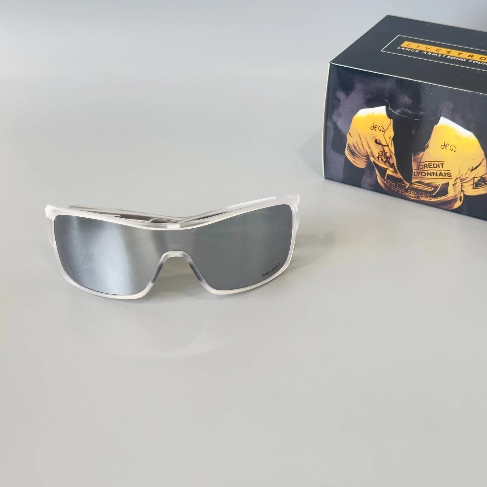 Oakley Turbine Rotor OO9307 Sunglasses Polished Clear Frame/Silver Lens