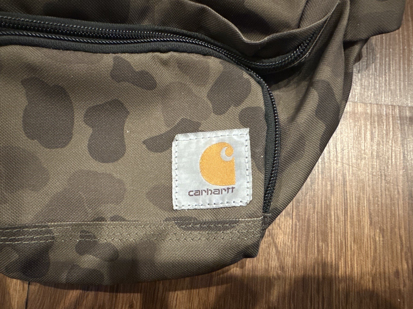 Carhartt Fanny Pack Satchel Cross Body Bag Green Camouflage Travel Vacation