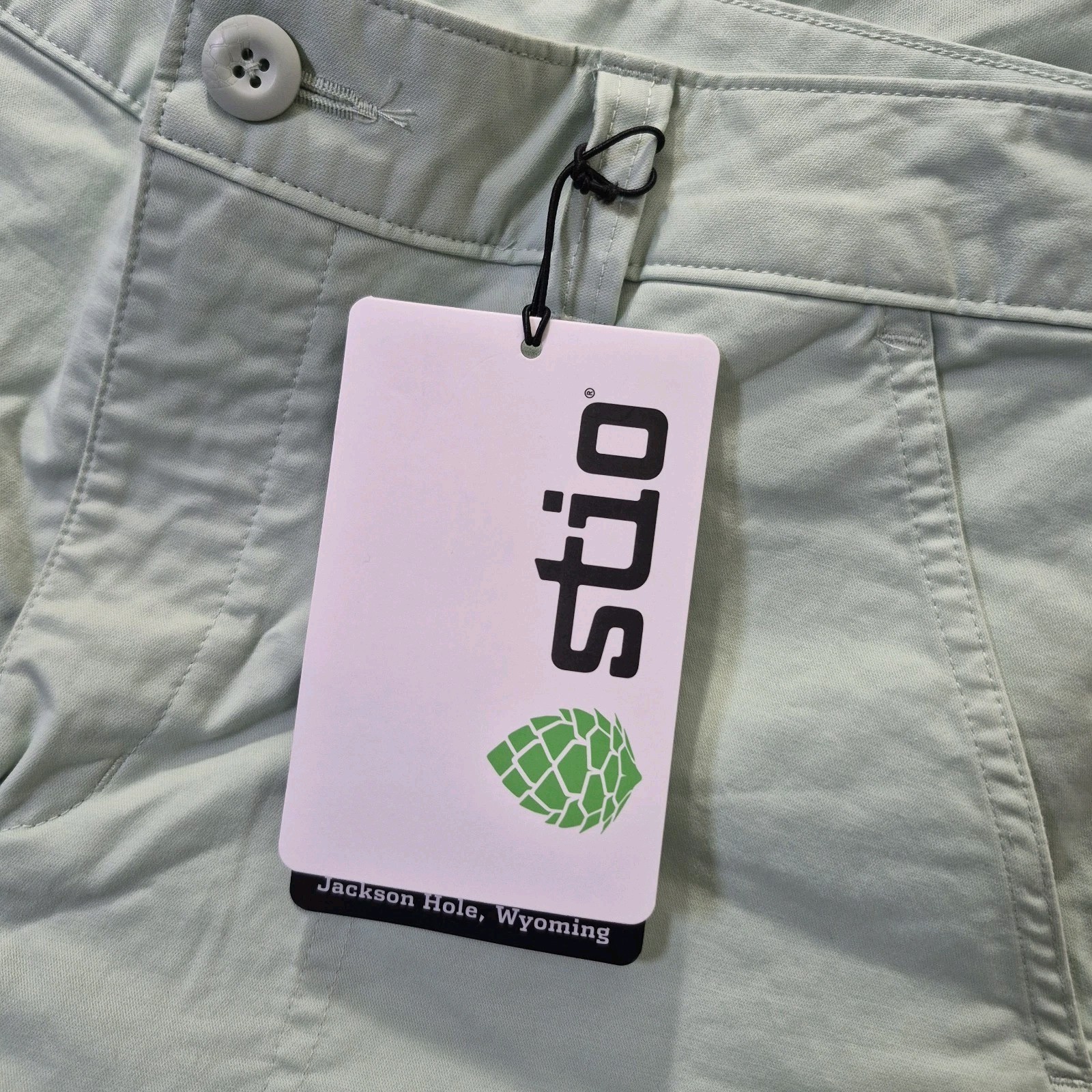Stio Rivet Cord Twill Carpenter Pants Womens 10 Green Double Knee Outdoor