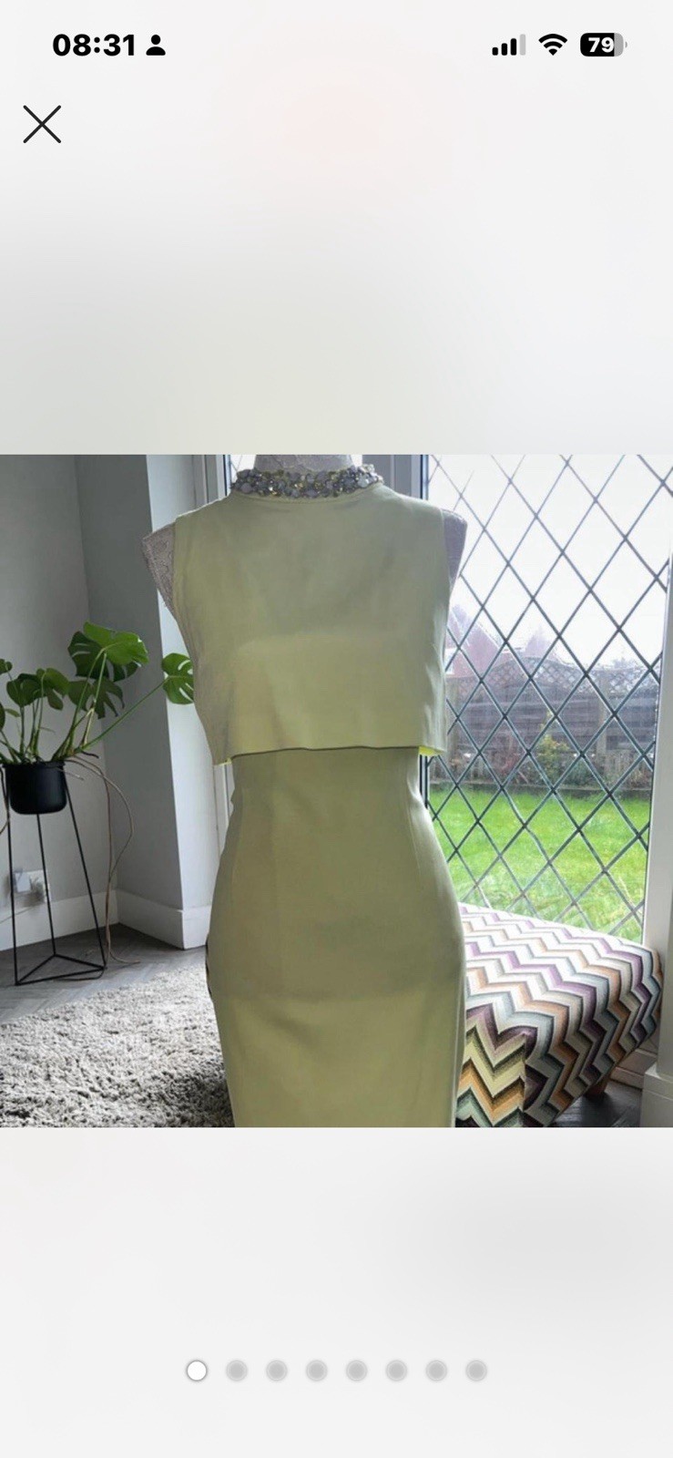Coast 50’s Style Puce Dress Size16 Petite Worn Once Excellent Condition Classy
