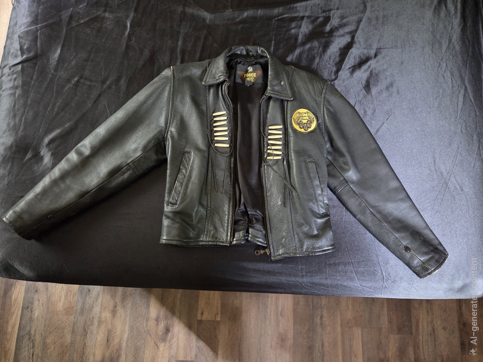 Vintage Force Leather Apperal jacket