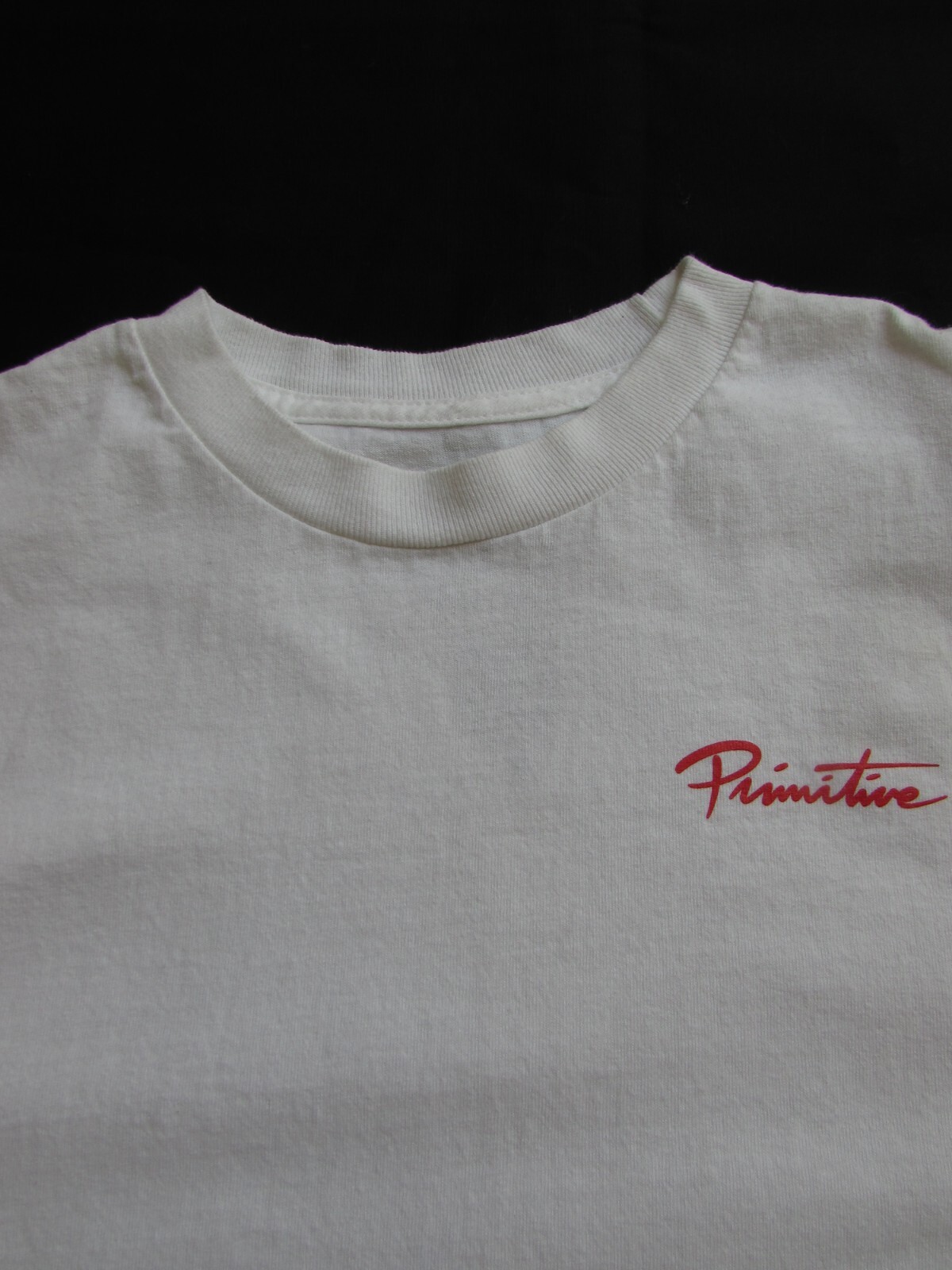 Dragon Ball Super Primitive Shirt Men White Long Sleeve Shrink After Washed Sz S
