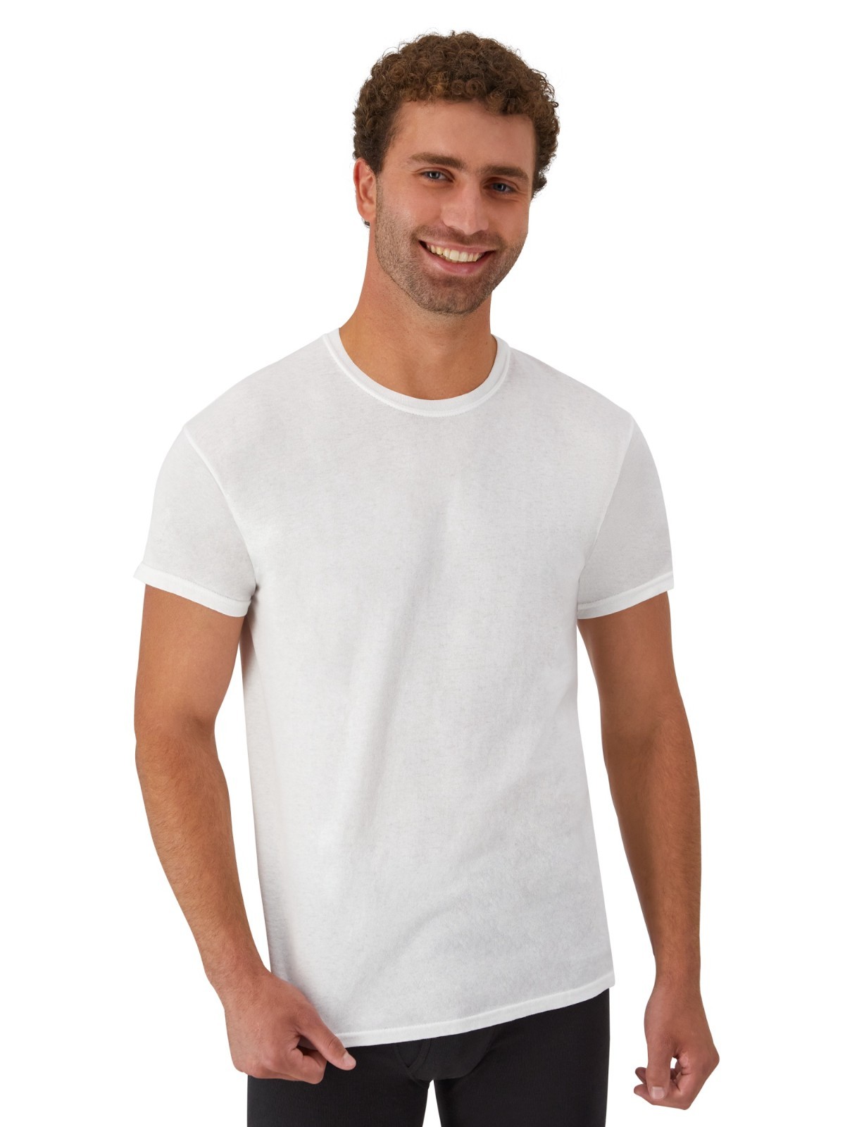White T-Shirt Undershirts, 10-Pack, Best Cotton Undershirts, Stay-Tucked T-Shirt