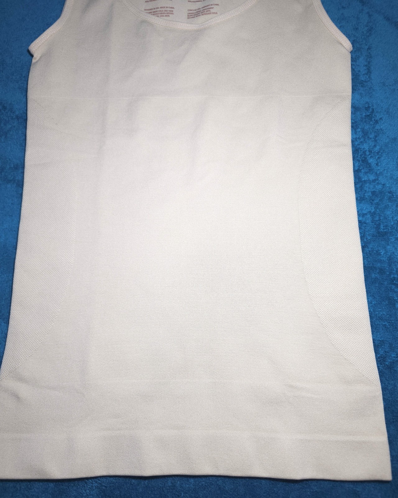Shapermint Essentials Everyday Scoop Neck Cami Beige Sz M #62008